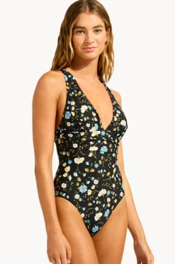 Modern Romance Cross Back One Piece