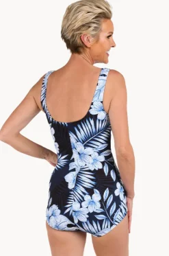 Moonlight Tropics Shirred One Piece