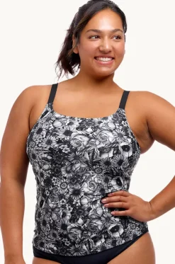 Nights Rose Scoop Neck Tankini Separate