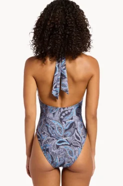 Oasis Paisley Plunge One Piece