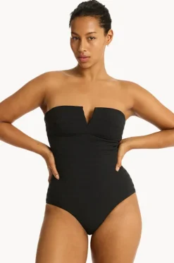 Palisades Vee Bandeau One Piece