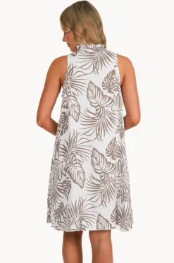 Palm Lombok Pleat Dress