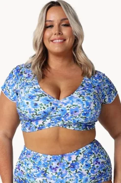 Pansy Frill Wrap Bra