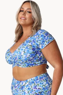 Pansy Frill Wrap Bra