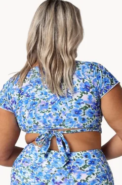 Pansy Frill Wrap Bra