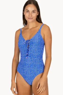 Picnic Point Lace Up One Piece