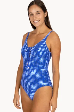 Picnic Point Lace Up One Piece