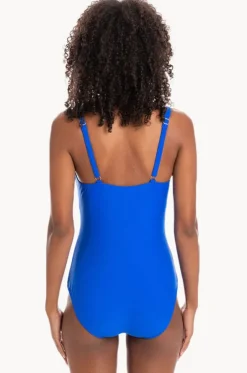 Plain Binded V Neck One Piece