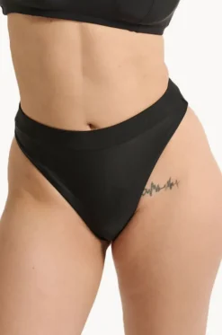 Plain High Leg Brief