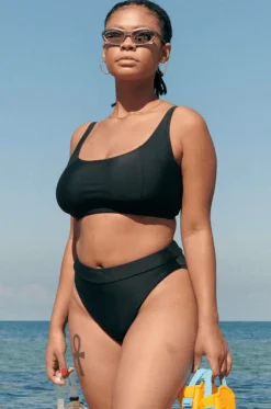 Plain High Leg Brief