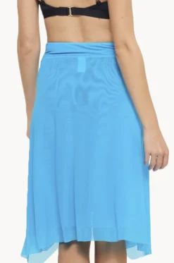 Plain Mesh Frill Skirt