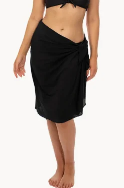 Plain Mesh Long Sarong