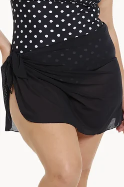 Plain Mesh Short Sarong