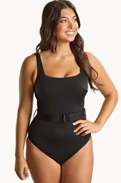 Plain Serena F Cup Square Neck One Piece