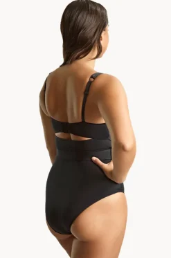 Plain Serena F Cup Square Neck One Piece