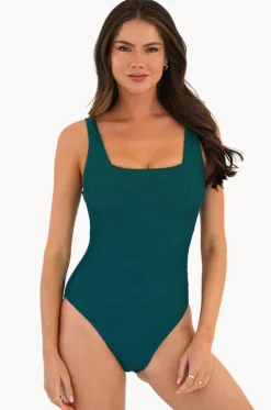 Retro Deco F/G Cup Square Neck One Piece