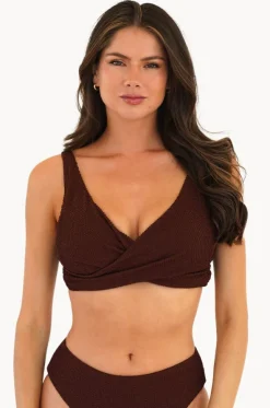 Retro Deco F/G Cup Wrap Front Bra