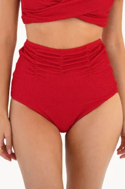 Retro Deco High Waist Gathered Pant