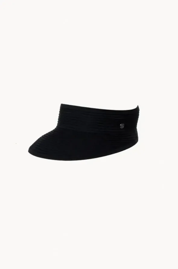 Ribbon Wide Brim Visor