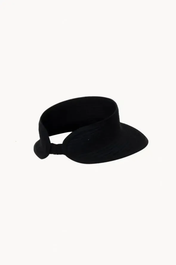 Ribbon Wide Brim Visor