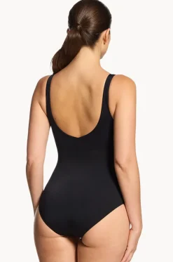 Safari Leaf Wrap Front One Piece