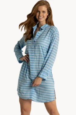 Santorini Button Painter Dress