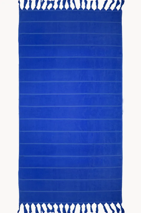 Santorini Stripe Beach Towel