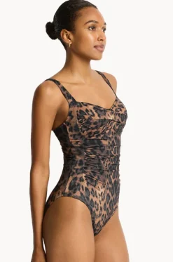 Savanna Twist Front One Piece