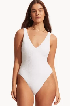 Sea Dive Deep V Neck One Piece