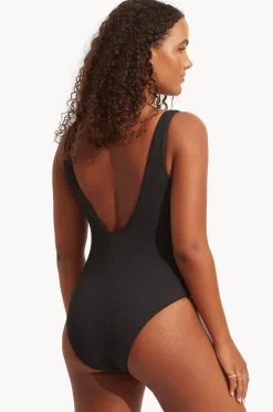Sea Dive Deep V Neck One Piece