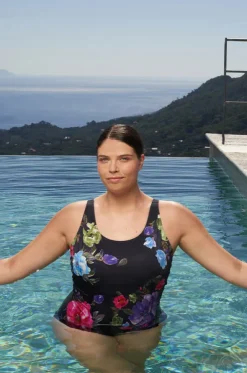 Sea Velvet Adjustable Scoop Back One Piece