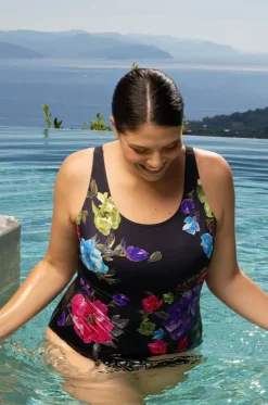 Sea Velvet Adjustable Scoop Back One Piece