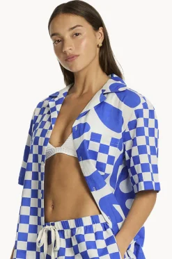 Seascape Bowling Shirt