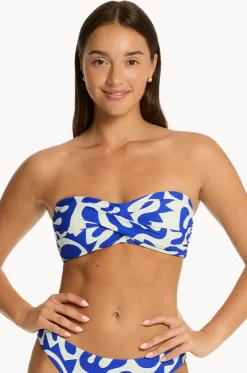 Seascape Twist Bandeau