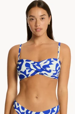 Seascape Twist Bandeau