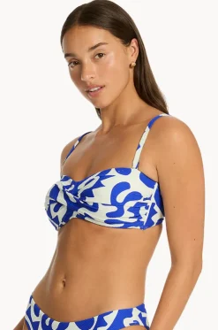 Seascape Twist Bandeau