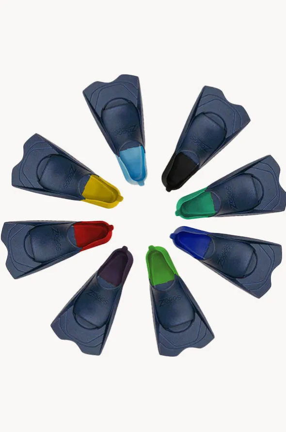 Short Blade Swim Fins - Size US 2-3