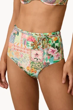 Simi High Waist Belted Retro Pant