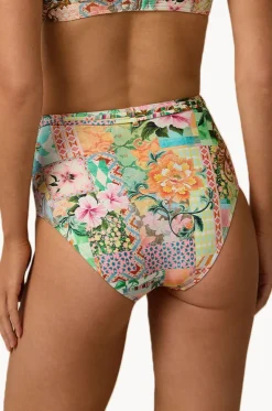 Simi High Waist Belted Retro Pant