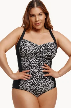 Snow White DD/E Cup Twist Front One Piece