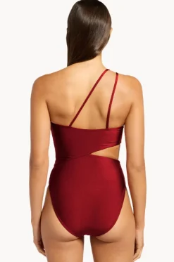 Sol Shine One Shoulder One Piece