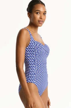 Solara Twist Front One Piece