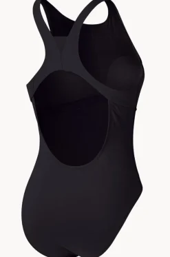 Solid High Neck One Piece