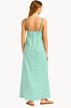 Sorrento Bandeau Trim Maxi Dress