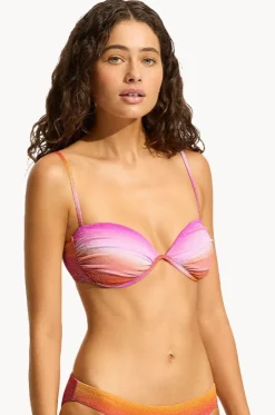 Spectrum Ruched Split Wire Bra
