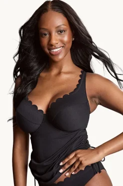 Spirit Selena F Cup Plunge Tankini Separate