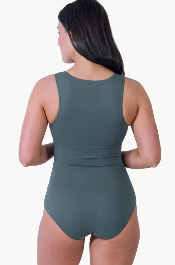 Sports F/G Cup Zip Through One Piece