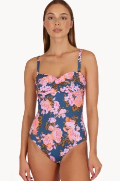 St Lucia Twist Bandeau One Piece