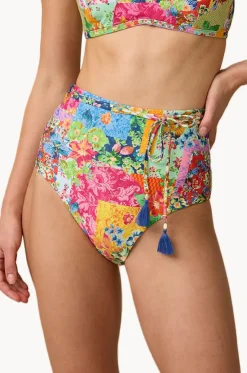 Stevie High Waist Belted Retro Pant