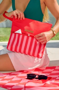 Stripe Beach Wet Pouch